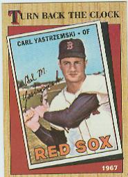1987 Topps Baseball Cards      314     Carl Yastrzemski TBC